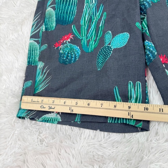 First Wave boy's 14/16 cactus print board shorts swim trunks - Picture 7 of 8